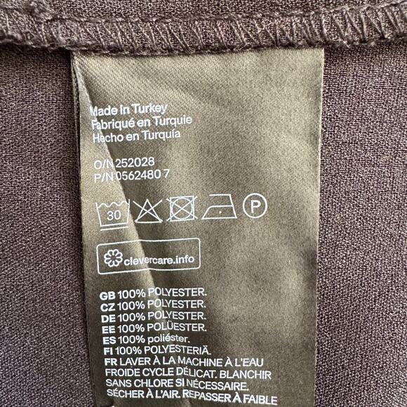 Black Cropped Top Sexy Fringe Party Small EUC H&M - Picture 8 of 9